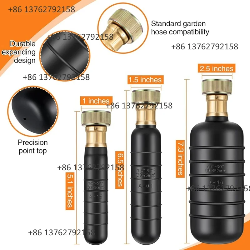 Drain Bladder Kit 3PCS Drain Cleaning Bladders 1
