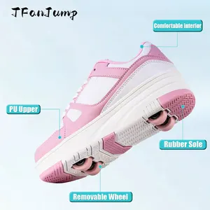 أحذية لوح التزلج ذات العجلات للأطفال ، أحذية رياضية خارجية ، أزياء RollerSkates ، هدايا للفتيات والفتيان أفضل 8 مبيعات أحذية رياضية بعجلات - رقم 2