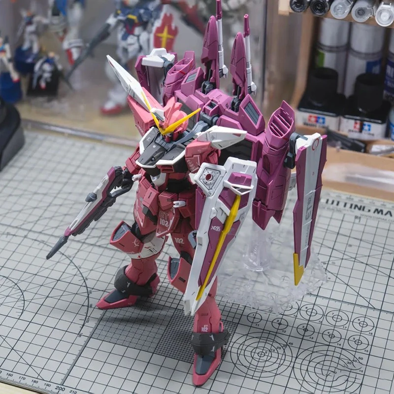 

1/100 Новый робот MG Justice в сборе, комплект модели, экшн-фигурка, коллекция SEED, пластиковая модель, игрушка для хобби, подарок для детей и взрослых