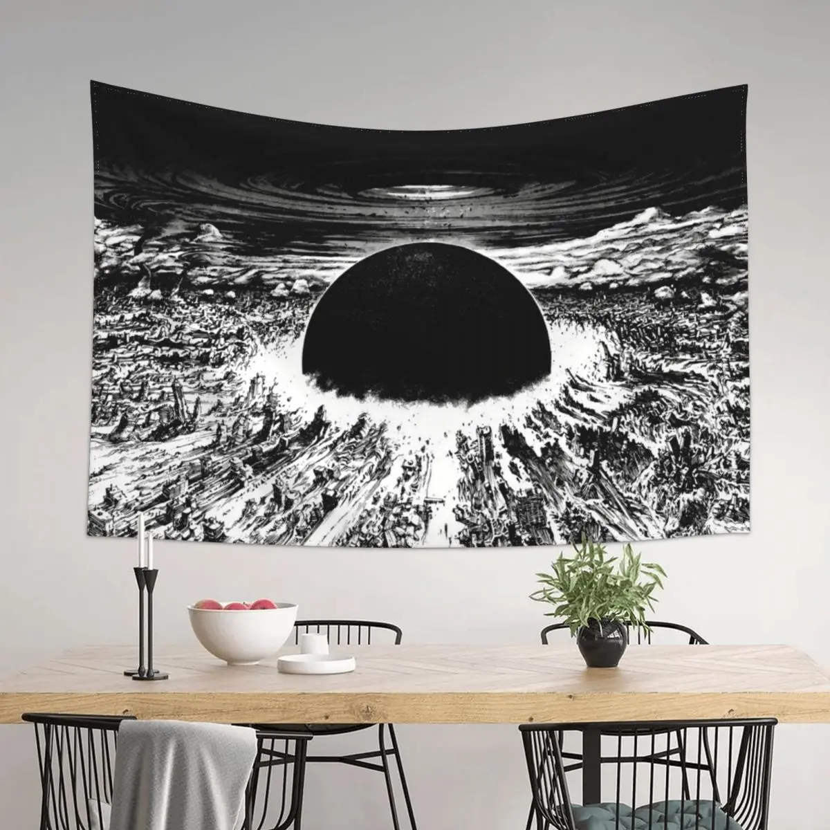 

Akira - Movie Poster 1988 Tapestry Room Decoration Accessories Hanging Wall Room Decorating Aesthetic Tapestry