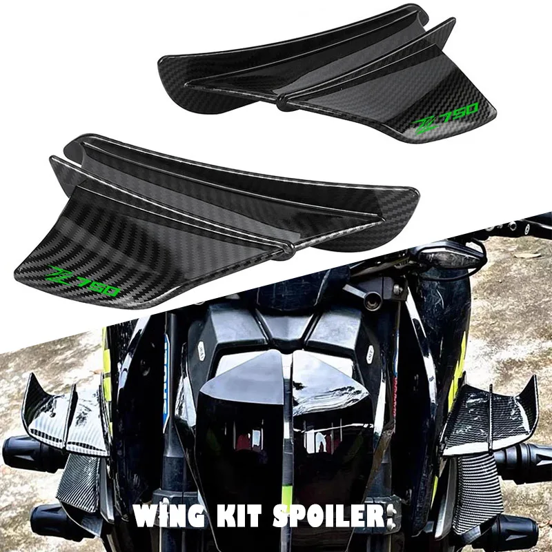 

For KAWASAKI Z 750 Z750 / Z series Motorcycle Accessories Universal Wing Kit Spoiler Aerodynamic Winglet