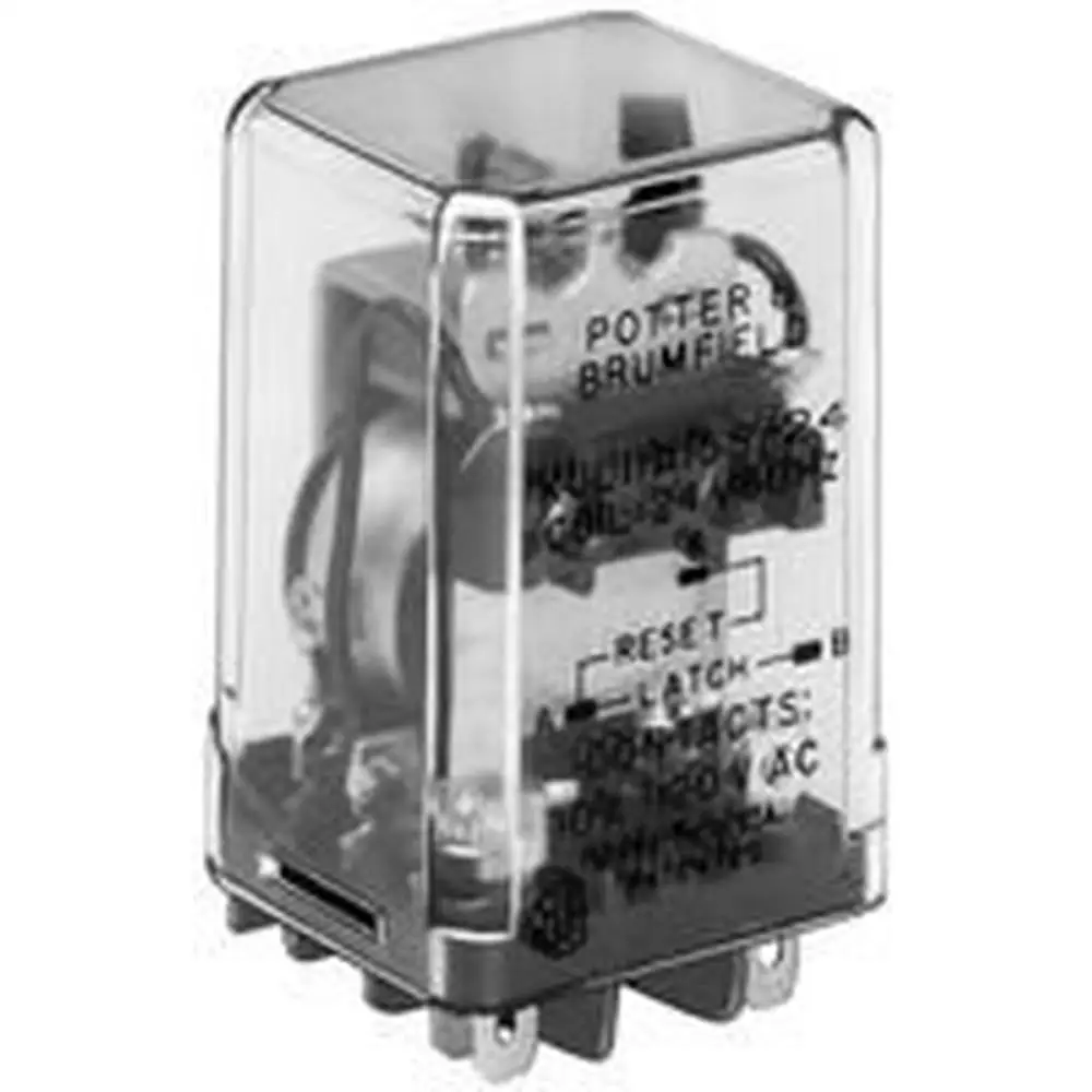 TE CONNECTIVITY/POTTER & BRUMFIELD KUL-11D15D-12 Power Relay DPDT 12VDC 10A Plug in