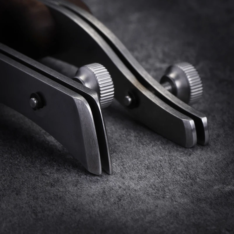 Adjustable Stainless Steel Leather Edge Press for Vegetable Tanned Leather Edge Crease Making Tool