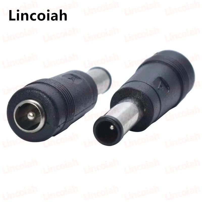5,5 x 2,1 mm żeńskie do 6,5 x 4,4 mm 6,0 * 4,4 mm z wtyczką męską Adapter złącza zasilania DC Laptop 5,5 * 2,1 żeński do męskiego 6,5 * 4,4