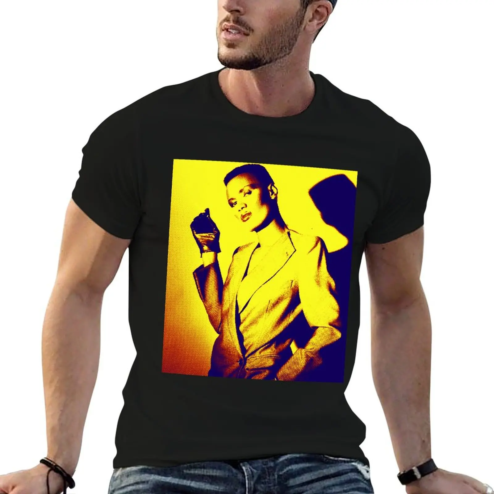 Gloves brand high Grace T-Shirt man quality shirts t Yellow tshirt anime luxury