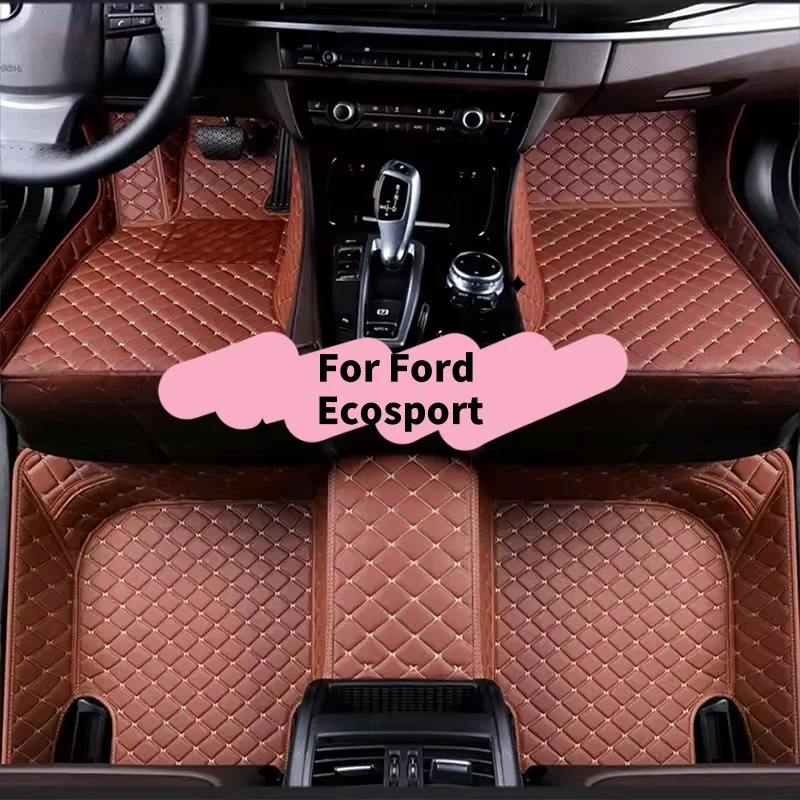 Custom Anti-slip Wear Car Floor Mats For Ford Ecosport 2010 2011 2012 2013 2014 2015 - 2023 Auto Carpets Foot Coche Accessories