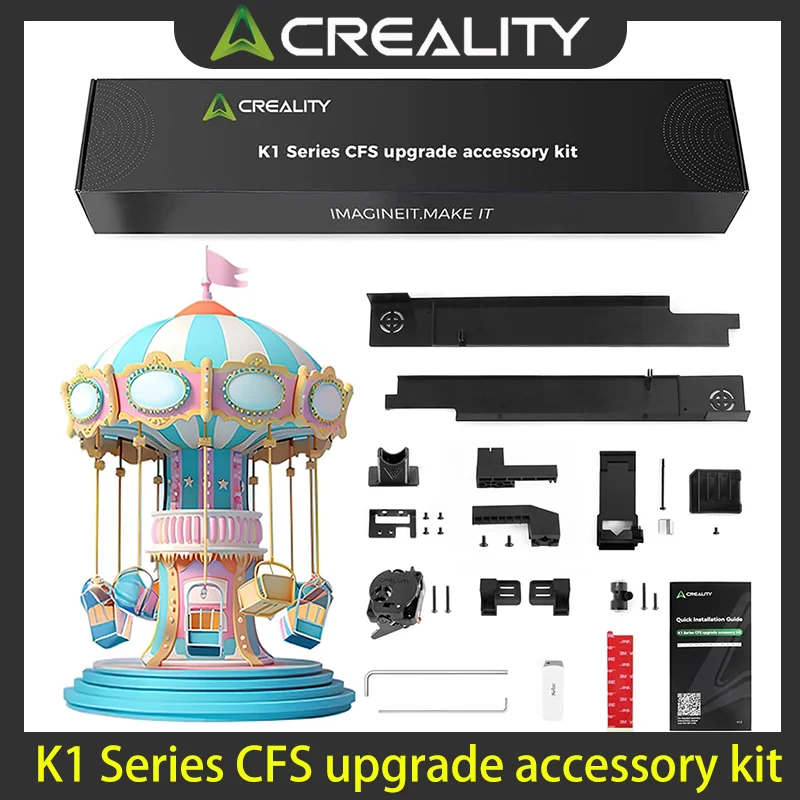 

Creality Official K1 Series CFS Upgrade Accessory Kit, Upgrade to Multi-Color Printing by Connecting CFS Filament System