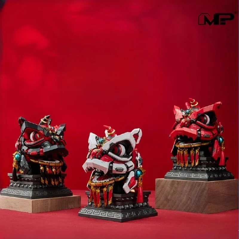 

Free Shipping Chinese Style Awakening Lion Lion Head Auspicious Lion Dance Chinese Original Mecha Toy Collection Display