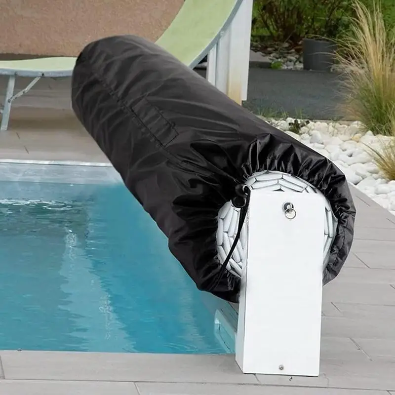 Swimming Pool Reel Cover Outdoor Waterproof UV Protective Pool Solar Roller Reel Protective Cover Solar Blanket Pool Tool