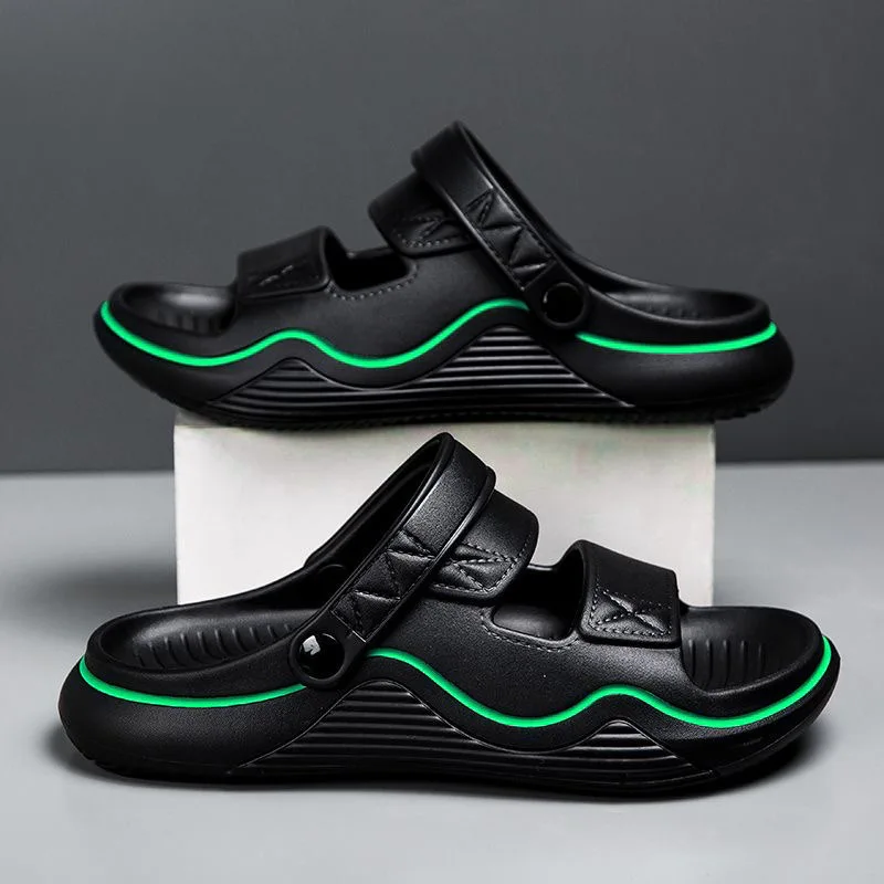 

Fashion Men Outdoor Sandals Slippers Comfortable Casual Shoes Garden Soft Sole Breathable Men's Slippers Beach Slippers for Man