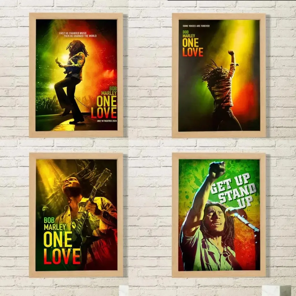 Reggae Wall Paintings Singer Bob Marley Decoration Home Decor Poster Decorative Painting on Canvas Room Decorations Art Posters