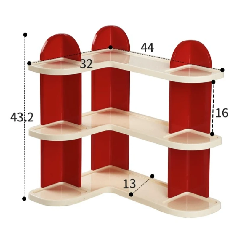 Under Support Storage Shelves Desktop Card Cup Kawaii Storage Shelves Perfume Heavy Akcesoria Do Pokoju Household Items