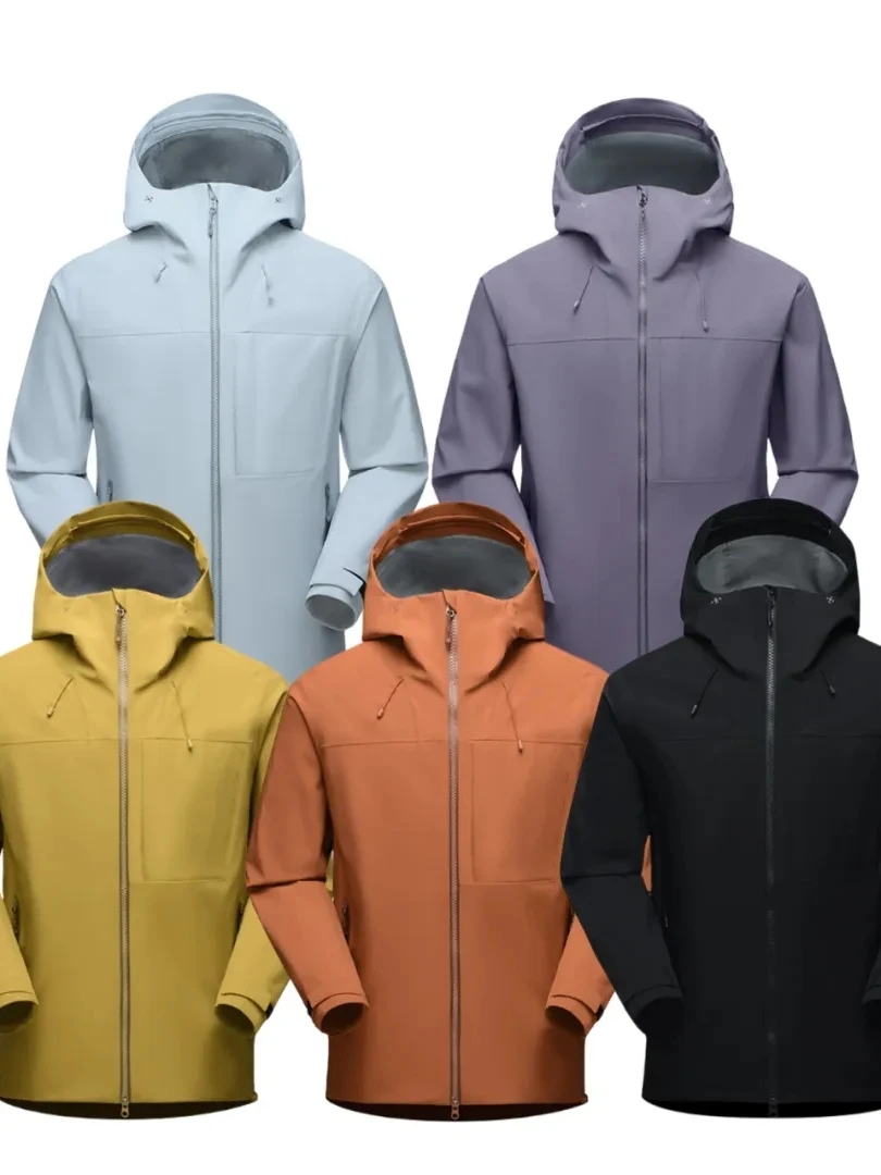 

Водонепроницаемая мужская куртка-хардшелл для активного отдыха, путешествий и походов, всепогодная, с полной герметизацией, устойчивая к разрывам