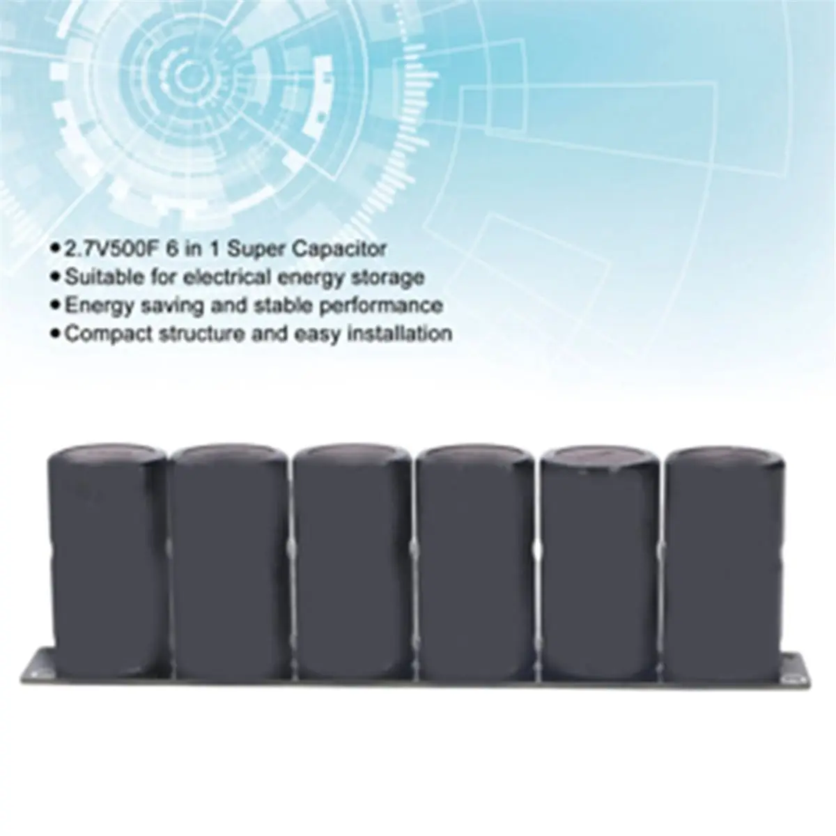 SCLS 16V‑83F Super for Capacitor Bank 2.7v 500f Protection Plate Capacitor Audio Electrolytic Capacitor Car Audio