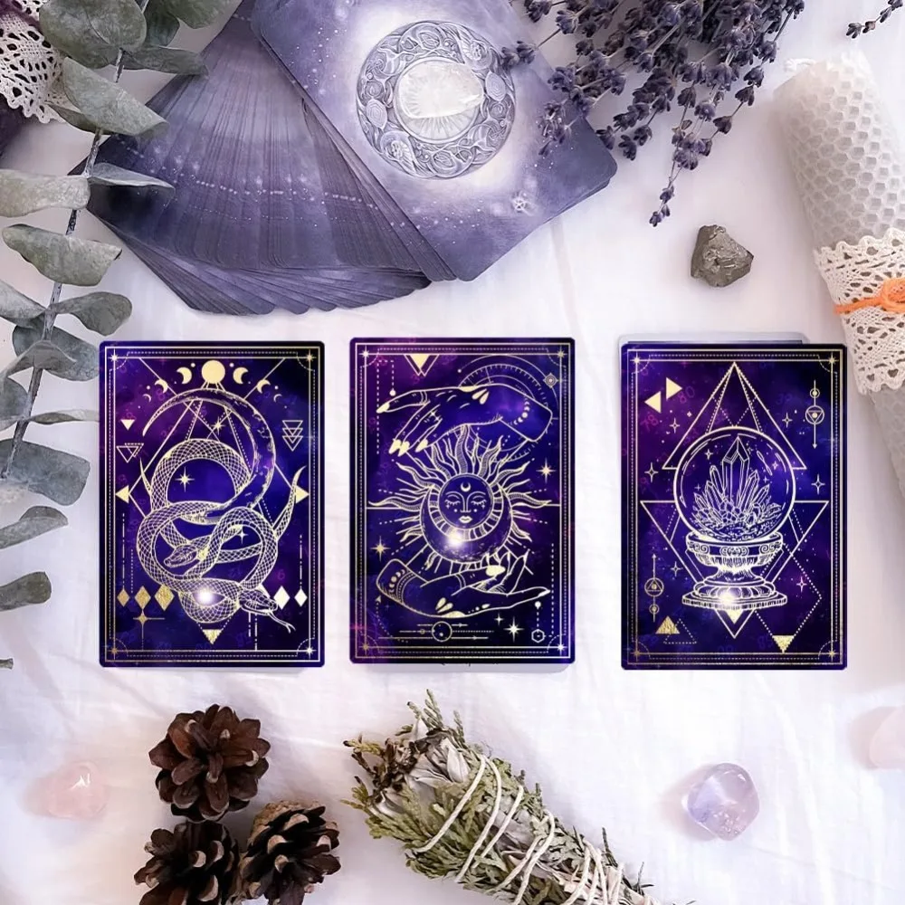 Divination Magic Clear Stamp Vintage Clear Rubber Stamps Tarot Cards Silicone Stamps for DIY Scrapbooking Photo Album Decorative