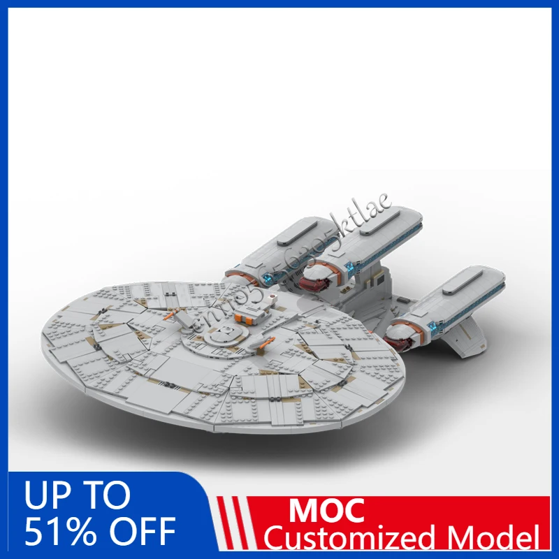 629 PCS Primo Ordine Rhydonium Trasporto Spazio Serie MOC Modello di Astronave Building Block Assemblaggio Fai Da Te Giocattolo di Mattoni Regali di Natale