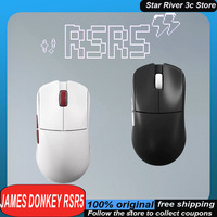 James Donkey RSR5 Gaming Mouse Paw3950/3395 Wireless Tri Mode Double 8k Ergonomics Lightweight Customized Gaming Mouse