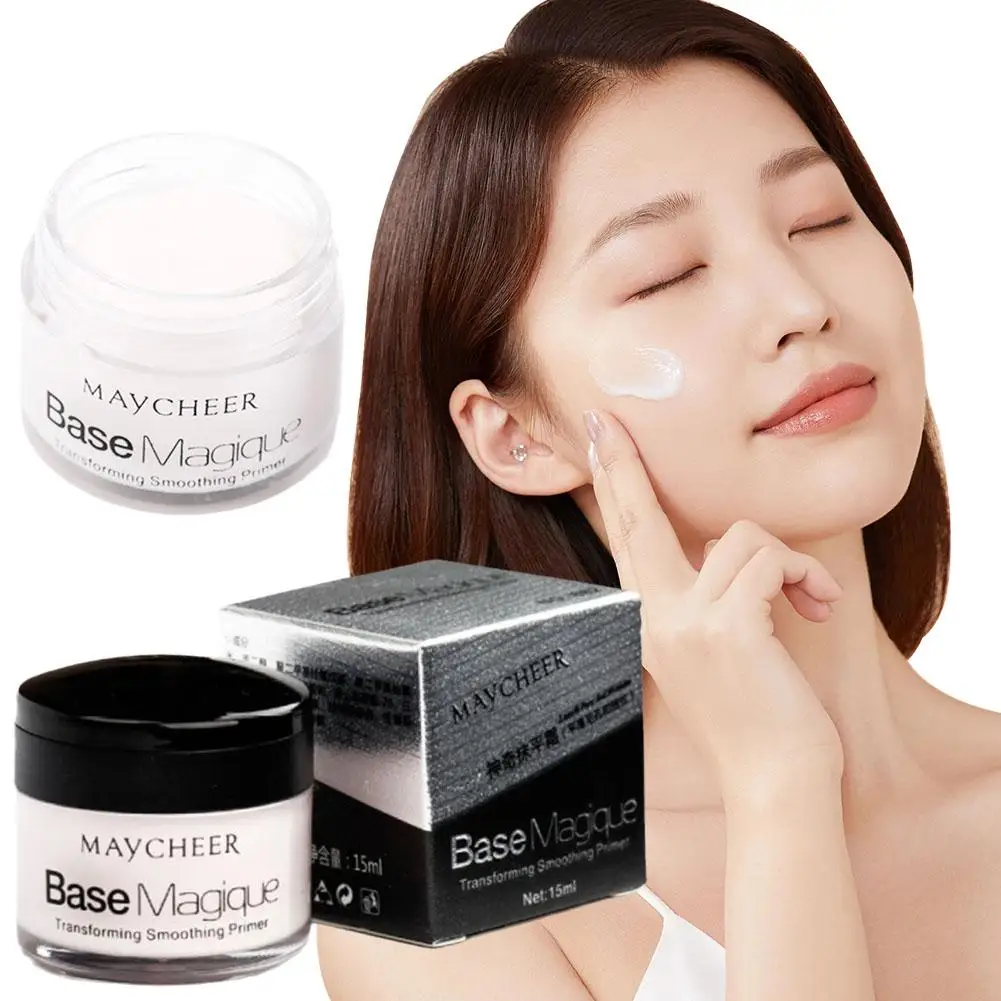 Magic Smooth Silky Face Makeup Primer Invisible Pore Wrinkle Cover Concealer Foundation Base 100% Amazing Effect MAYCHEER CREAM