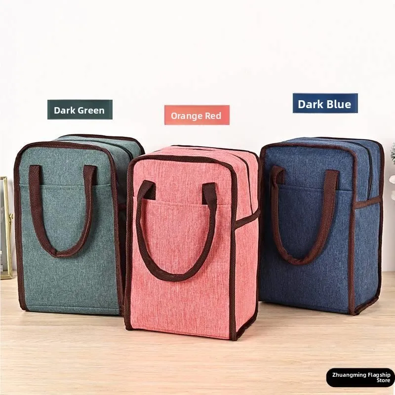 Thermal Lunch Box Bag Multi-layer Bento Box Bag with Meal 2026 Model Portable Lunch Bucket Bag Office Workers Insulated Bag