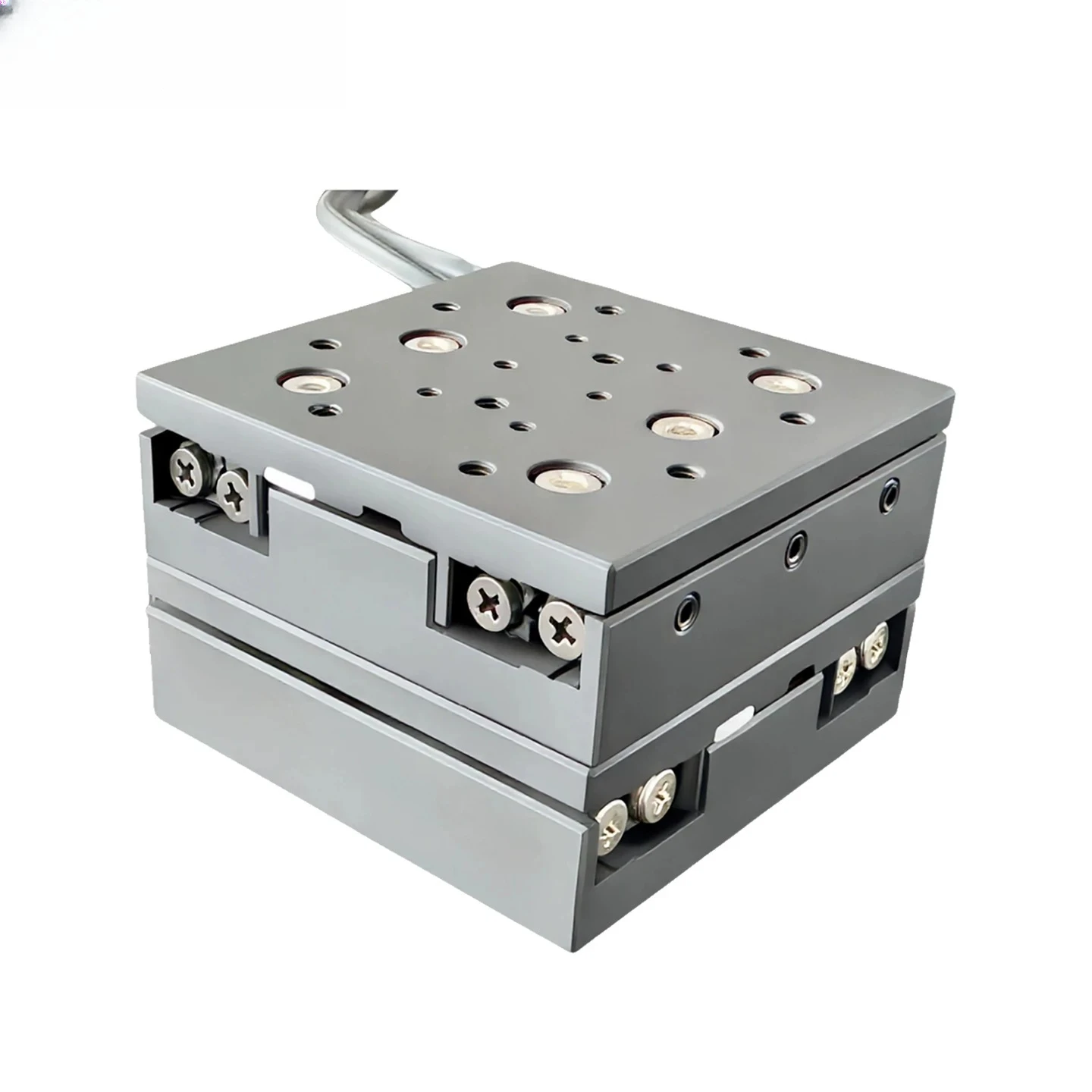 XYZ 3-Axis Piezo Nanopositioning Stage ±10mm Long Travel Inertia Drive for Precision Alignment