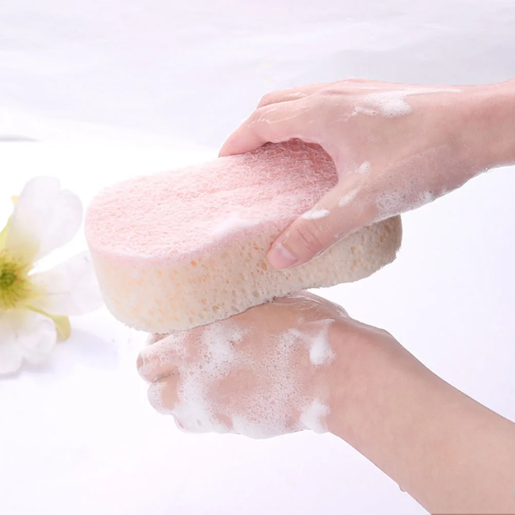 

Bath Sponge Non-Woven Body Wash Sponge For Kids Adults Exfoliating Shower Scrubber Cleansing Tool Baby Bath Time Gift
