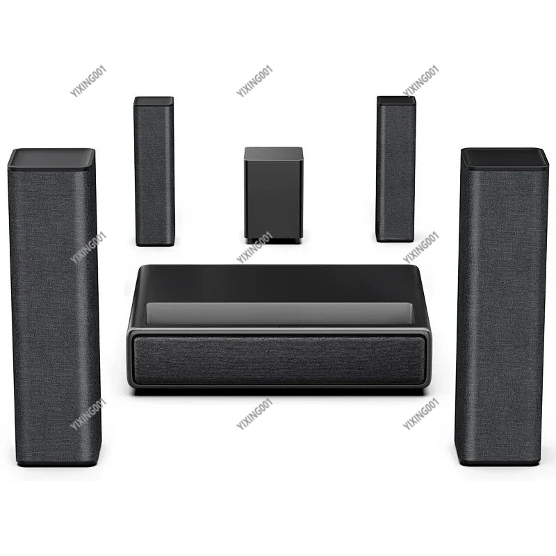 Smart Short Throw Projector, 4K 3D 5000 Lumens Home Cinema Media Set
