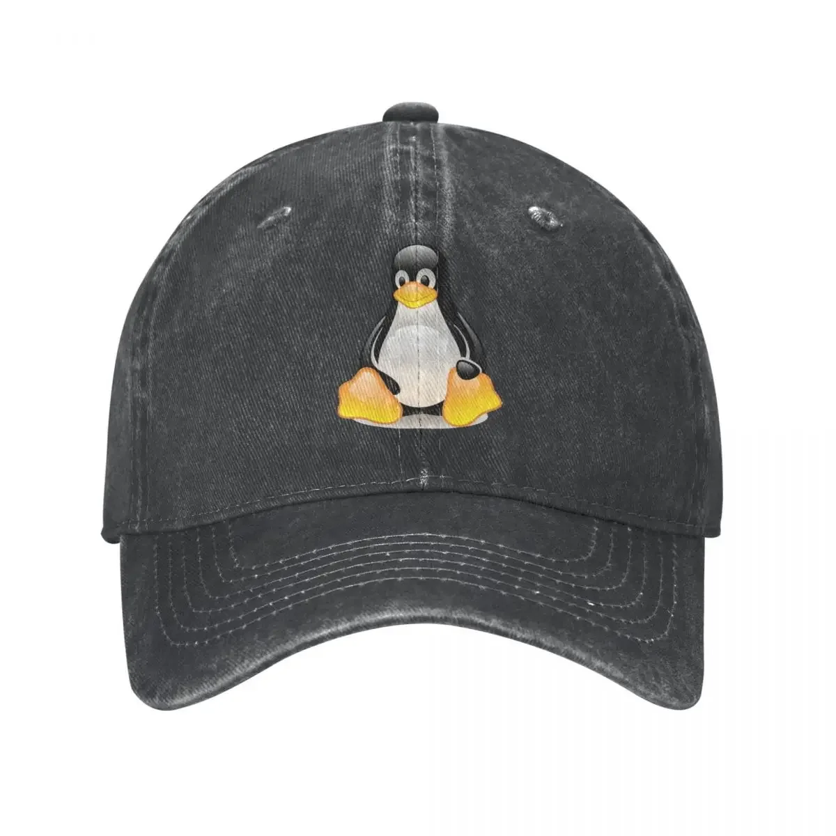 Linux Penguin Baseball Cap Internet Creepy Hiking Fishing Dropshipping Washed Hip Hop Hats Female Male Casual Baseball Caps