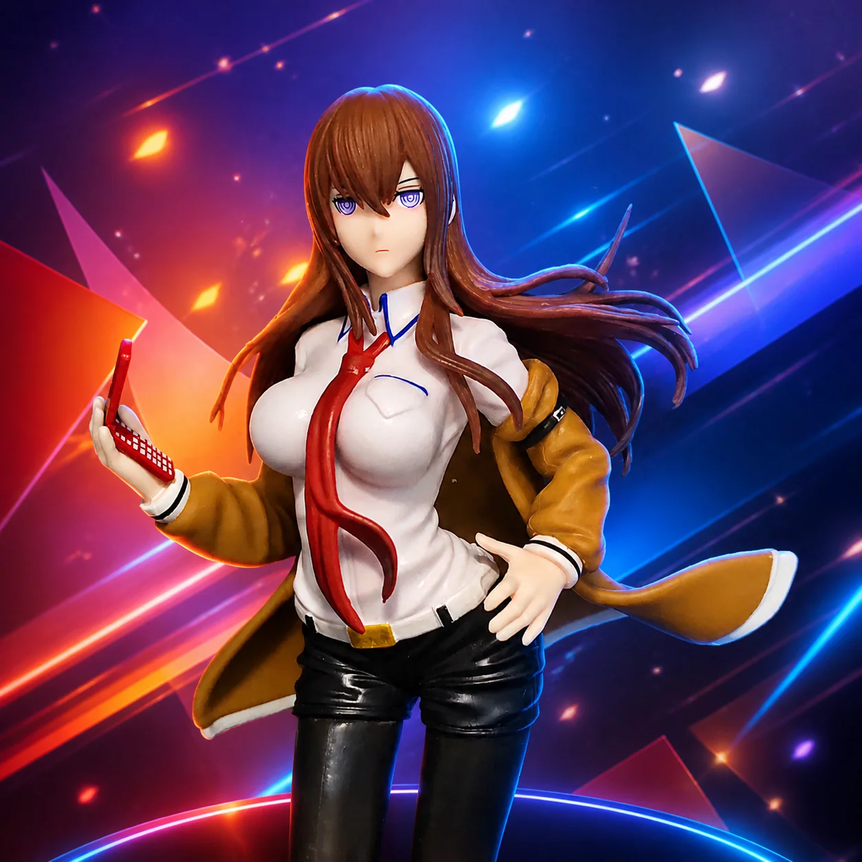 Shining Hearts Steins Gate Two Dimensional Beautiful Girl Makise Kurisu Assistant Figure Model Ornament Fan Gift Collectible