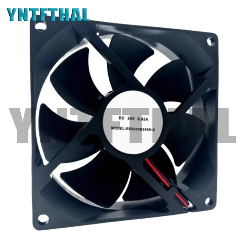 مروحة تبريد جديدة RD9225B24SH-S DC24V 0.42A بسلكين