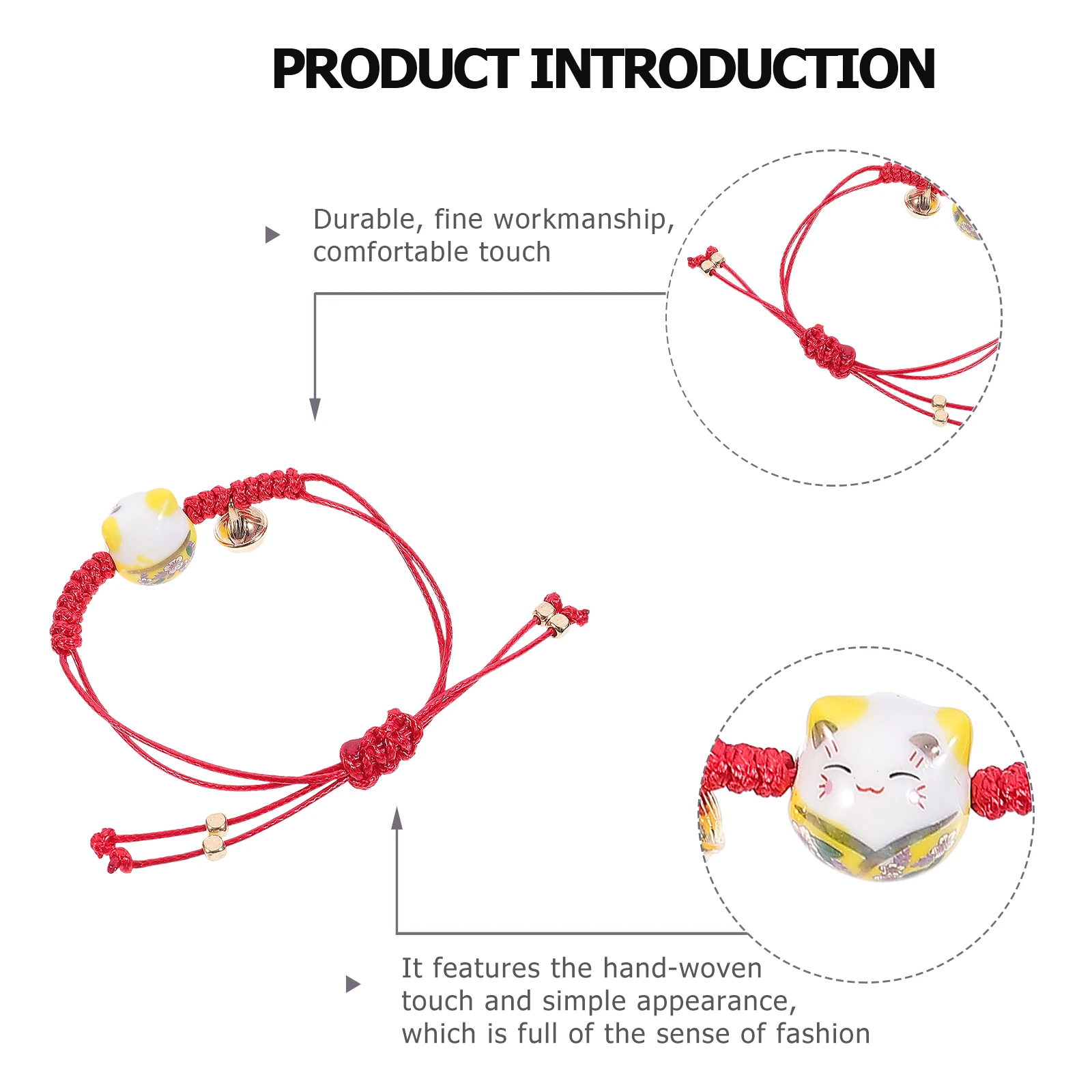 1Pc Durable Practical Wrist Rope Simple Design Lightweight Comfortable Braided Bracelet Festival Birthday Gift