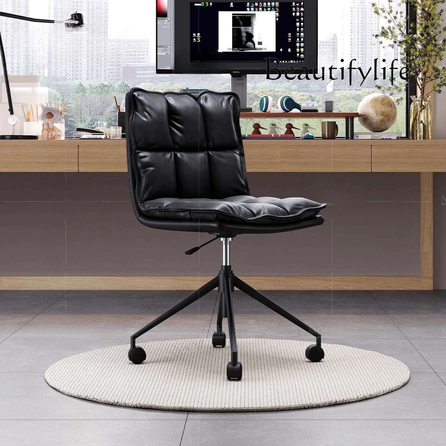 Designer minimalist high-end computer chair home comfortable bedroom study office chair convenient