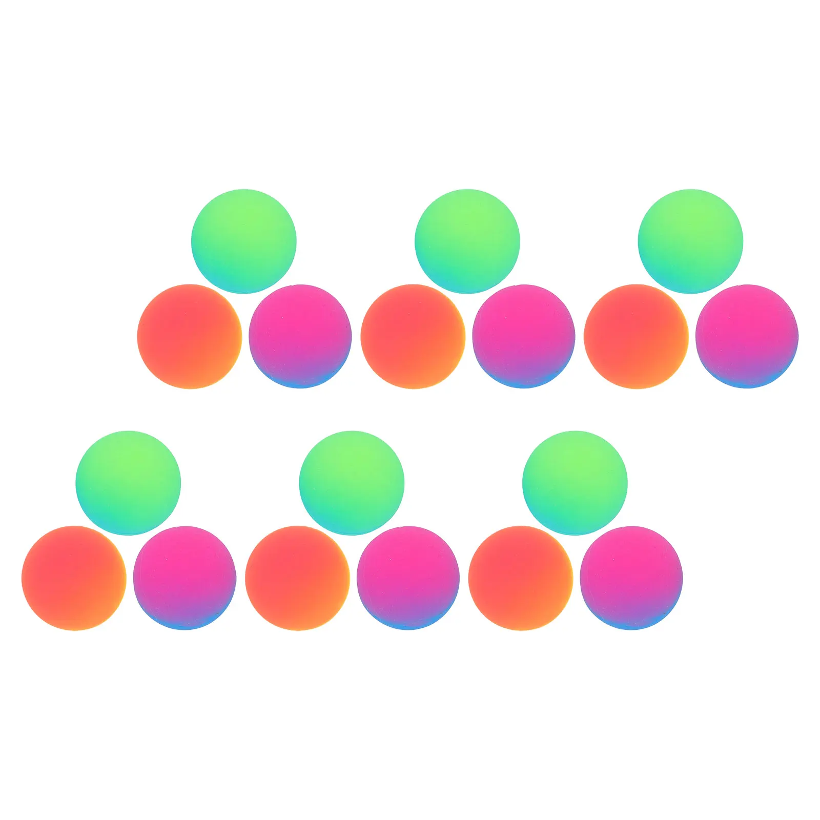 

18Pcs Jumbo 45Mm Two-Color Gradient Bouncy Balls High Bounce Rubber for Birthday Party Carnival Halloween Bouncy Balls for Kids