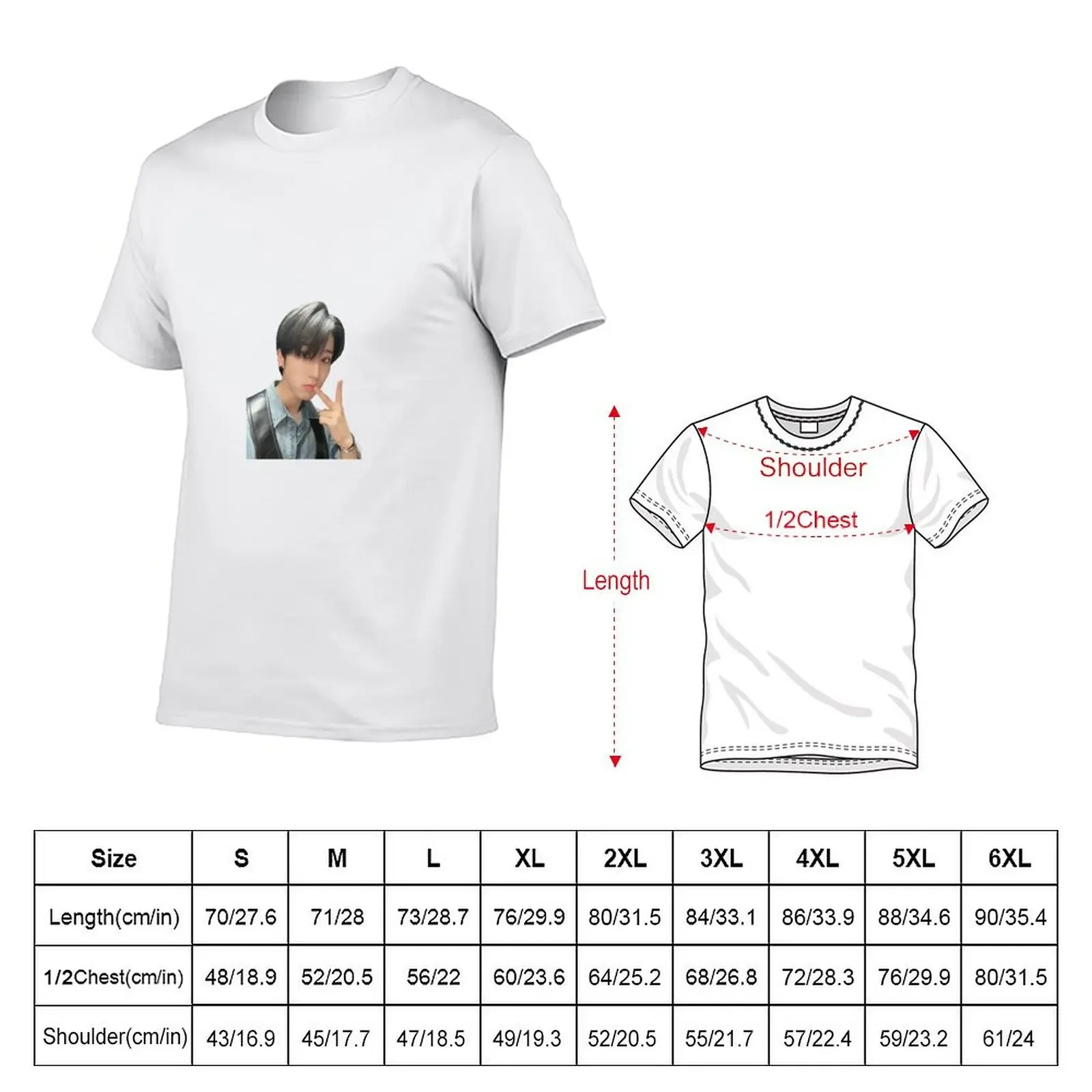 han jisung T-Shirt aesthetic clothes summer tops oversized graphic tee mens graphic t-shirts