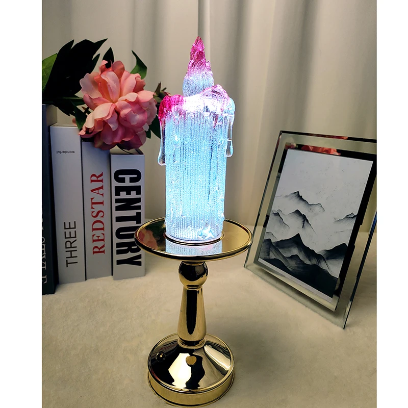 جو كتابة عادي من الزجاج القديم، شمعدان أوروبي، ضوء ليلي، مطعم بار، هدايا بضائع راقية #4