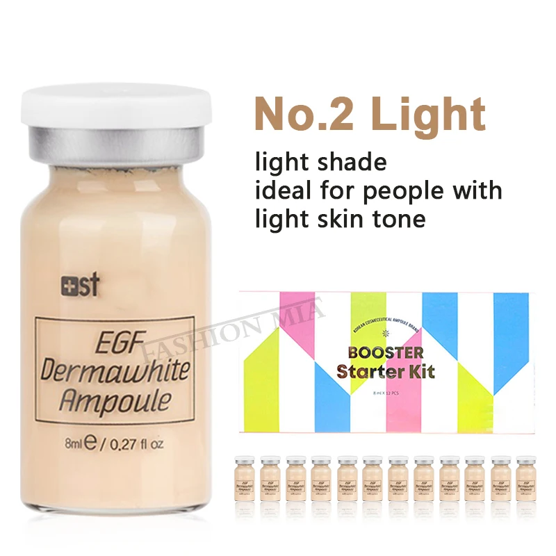 Korea Face 8ml Aufhellende BB-Creme Anfänger-Starterset Niacinamid/Peptid Faltenbekämpfende BB-Creme Hautpflege-Serum Schönheit