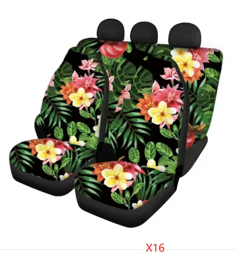 

Грибной чехол на автомобильное сиденье, полный комплект для интерьера, подходит для большинства моделей автомобилей, внедорожник/грузовик, защитная подушка для сиденья с принтом домашних животных, автоаксессуары