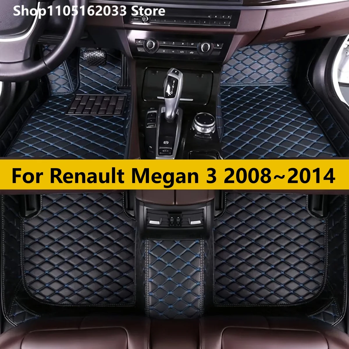 

Car Floor Mats For For Renault Megan 3 2008~2014 Auto Interior Accessories Leather Carpets Rugs Foot Pads