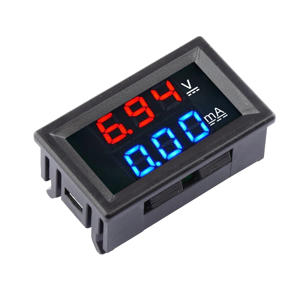 DC 100V 1A Digital Voltmeter Ammeter LED Amp Dual Digital Volt Meter Gauge 0.28\