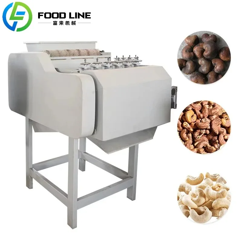 Automatic Nut Shelling Machine Cashew Nut Shelling Machine Cashew Cracking Shelling Breaking Nut Processing Machine Customized