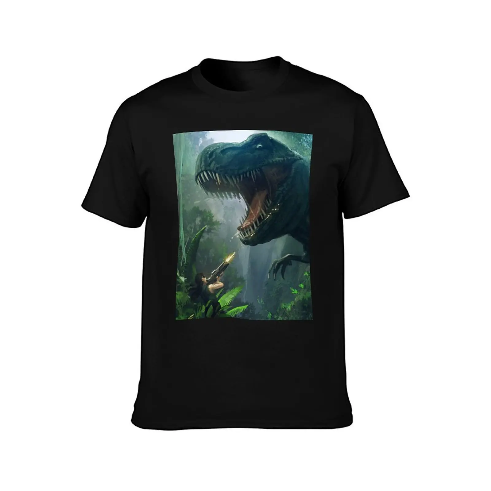ARK: ENDURE DINO ATTACK T-REX ENDURE T-Shirt Simple Print Design T-Shirt