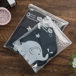 cartoon zipper bag, cute children's matte packaging bag, PE zipper bag for travel packaging, very convenient and practic