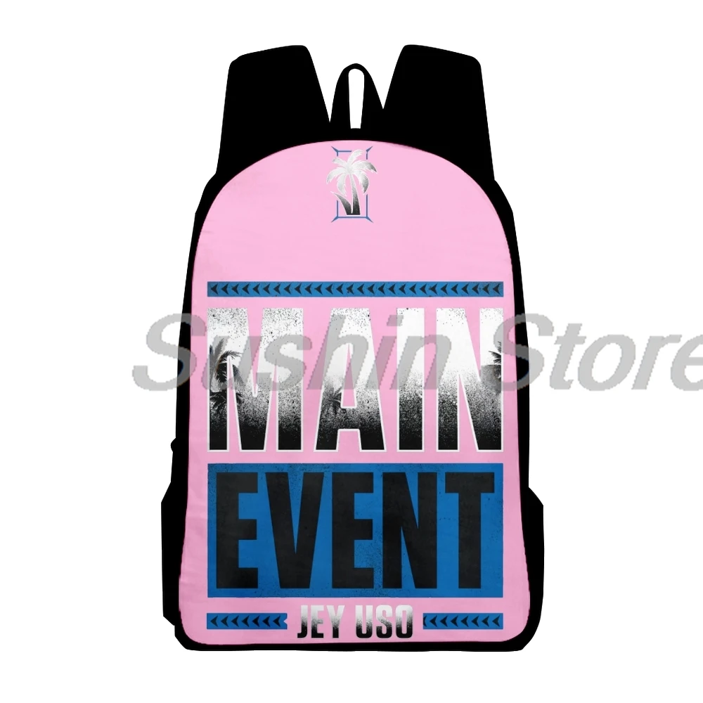 Jey Uso Main Event Merchandise Rugzak Casual Daypack Vrouwen Mannen Rugzak Unisex Rugzak Reistas