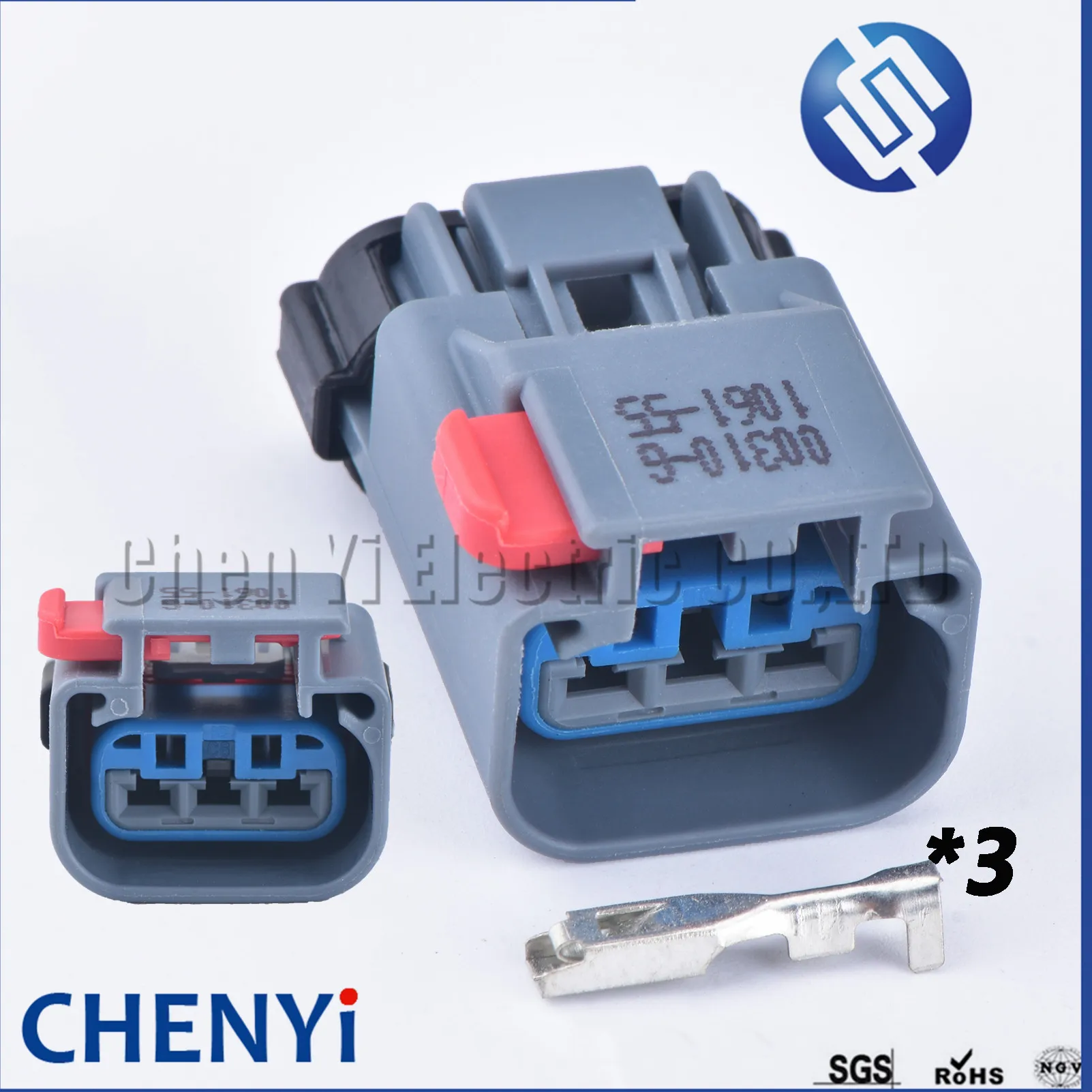 3 Pin 2.8mm female auto waterproof wiring harness plug connector For Cummins crankshaft camshaft position sensor plug 52772-B5