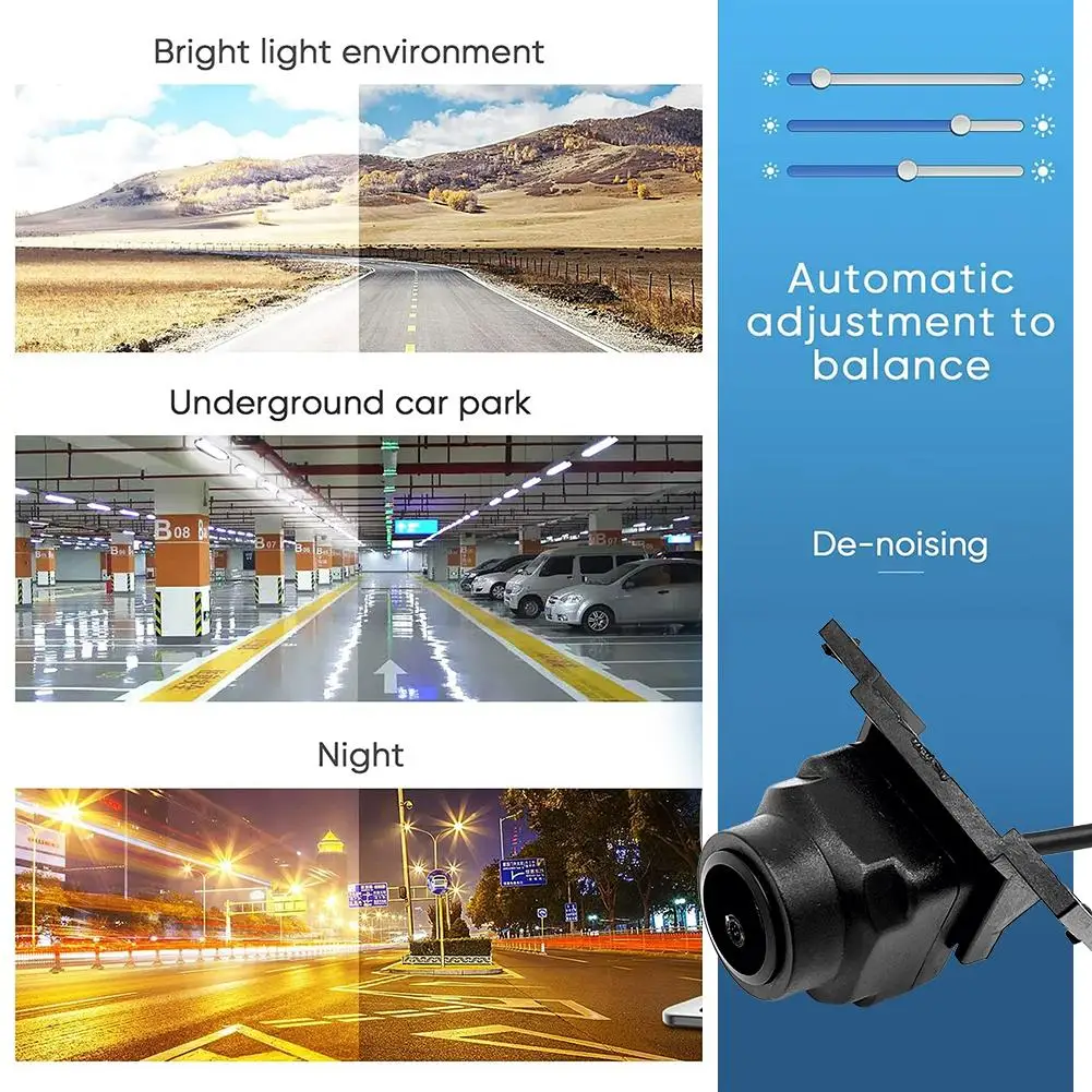 

NEW Car HD CVBS/AHD Camera 1080P Clear Anti-interference Wide-angle 170-degree Camera Accessories Adjustable Small Reversin A5F9