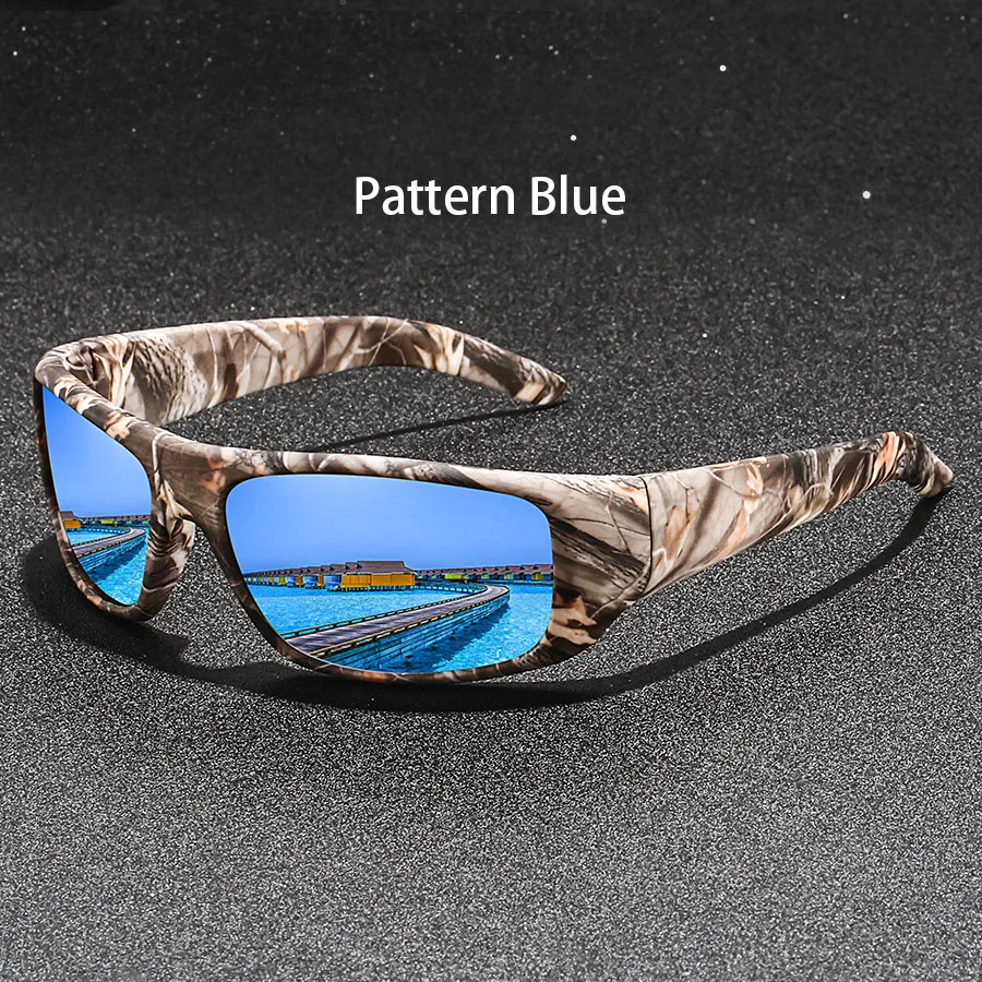 Modische Vintage-Muster Angeln Radfahren Sport-Sonnenbrille für Männer und Frauen Eyewear zum Laufen Bergsteigen Sport Herren Sonnenbrillen – Detail 12