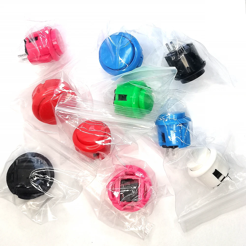 24mm 30mm Push Button Spiel Münze Start Schalter Für Kopie Sanwa Arcade Spiel Maschine Hitbox Joystick Konsole DIY ersatz Teil – Detail 9