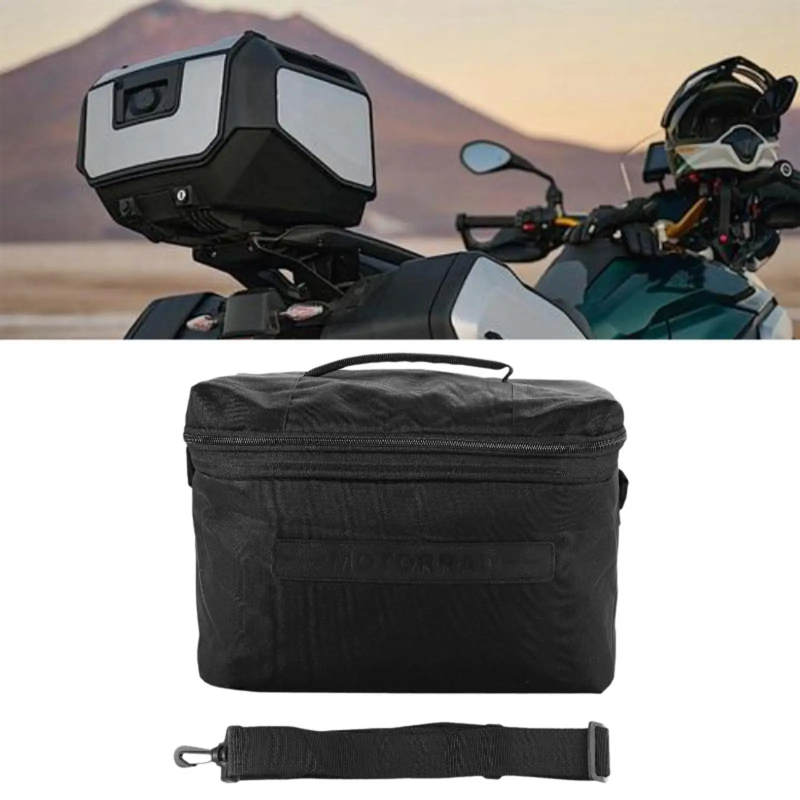 

Nylon Luggage Bag Waterproof Saddlebag Side Inner Bag Motorcycle Top Case for BMW R1300GS Motorcycle 2023-2024 Accessories