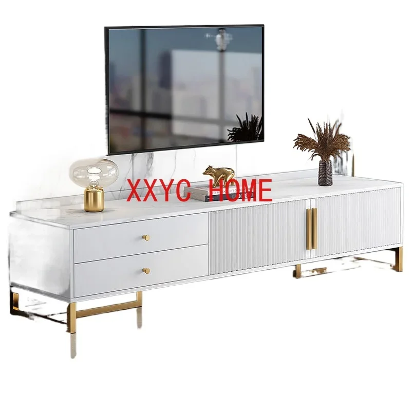 Floor Mobile Drawer Expandable Tv Stand Standing Vintage Wood Schedari Tv Table White Mobile Tv Soggiorno Furniture Living Room