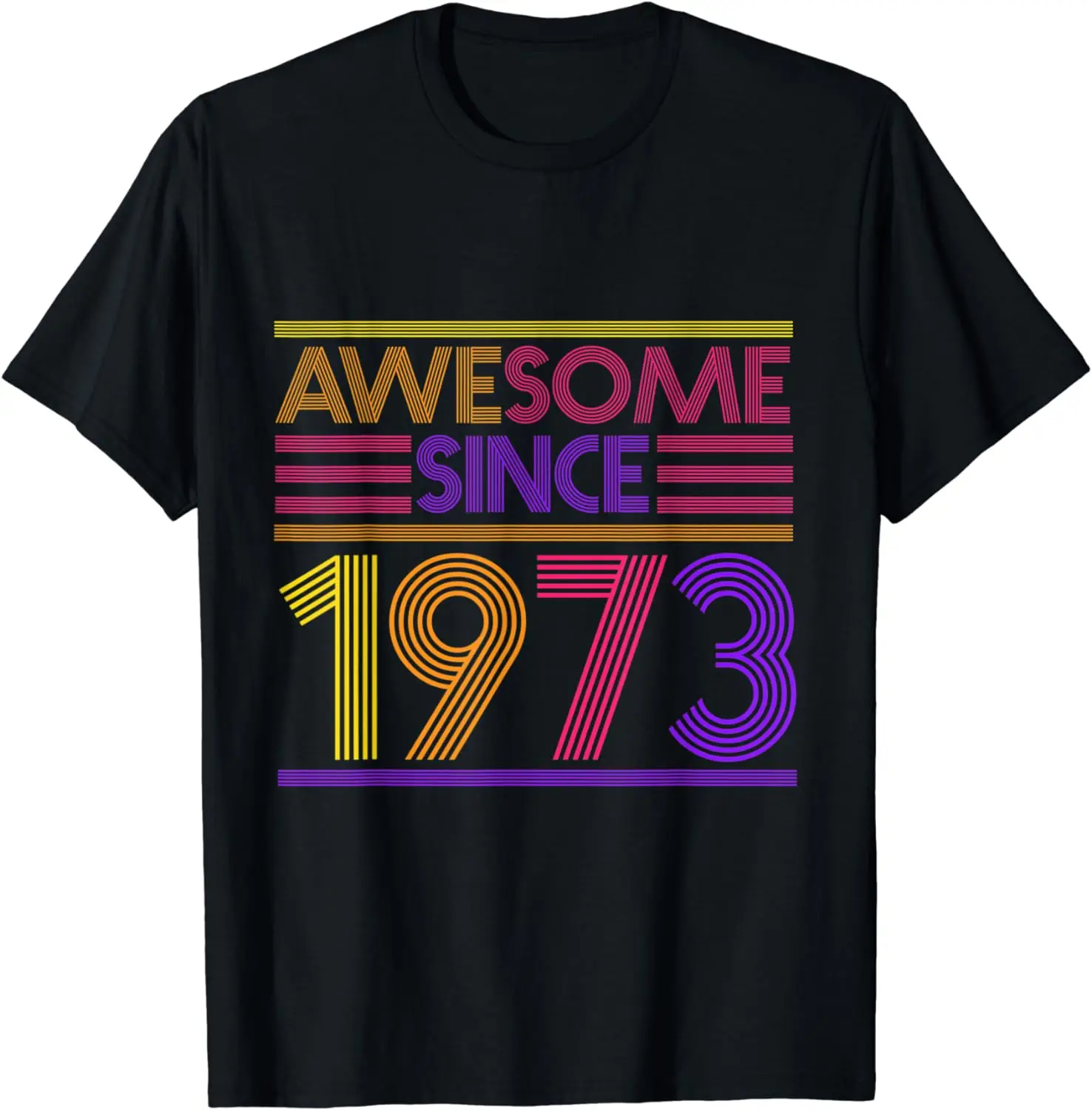 

50th Birthday Gifts - Awesome Since 1973 T-Shirt