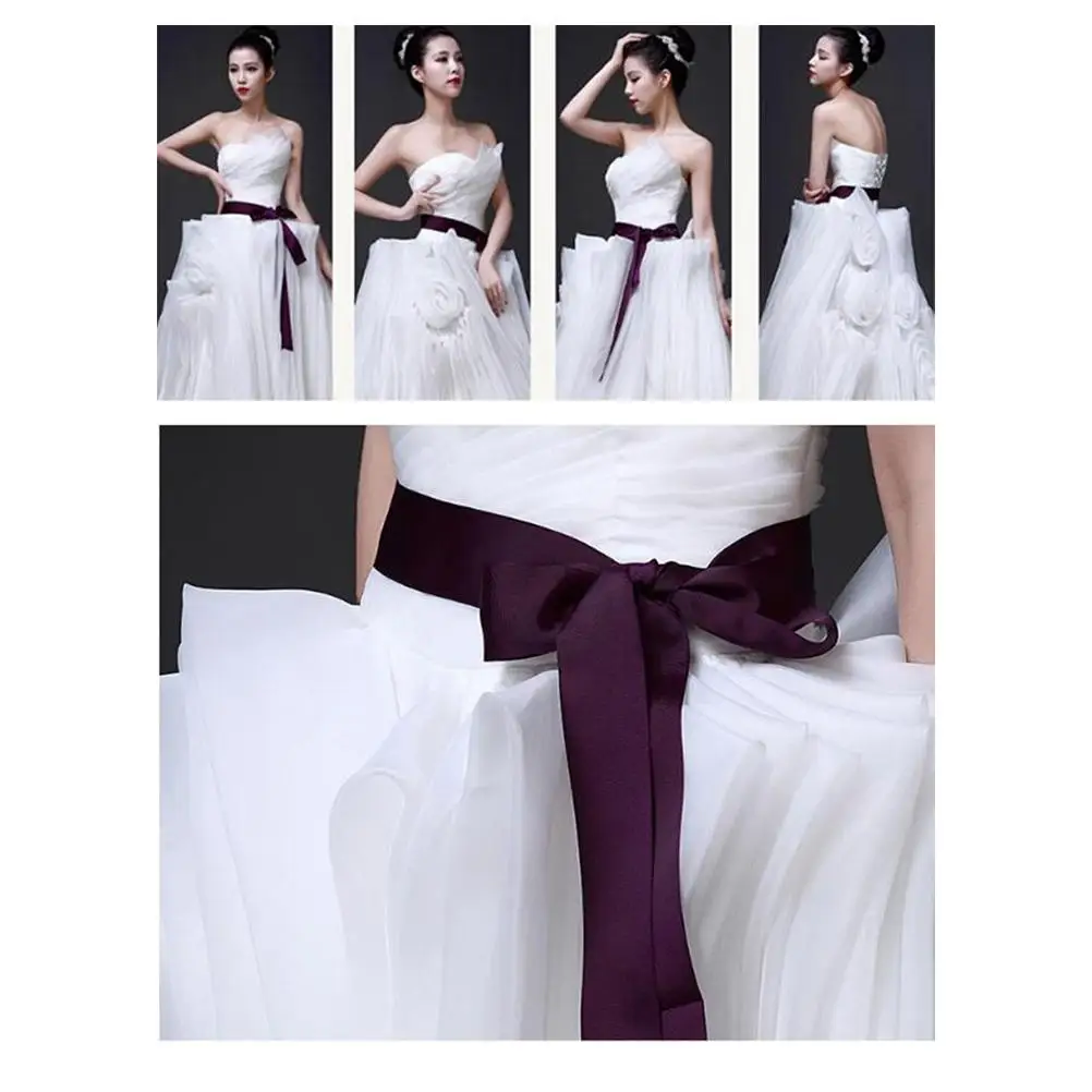 

Elegant Bridal Waist Belt Wedding Dress Decor Simple Bridesmaid Girdle Stylish Bride Belt for Formal Occasions